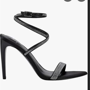 Marc Fisher Black Rhinestone Heels